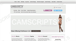 Desktop Screenshot of camscripts.com