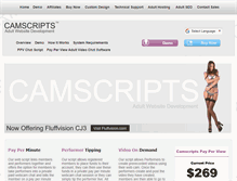 Tablet Screenshot of camscripts.com